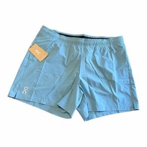 🆕On Running Light Blue 5" Core Running Shorts